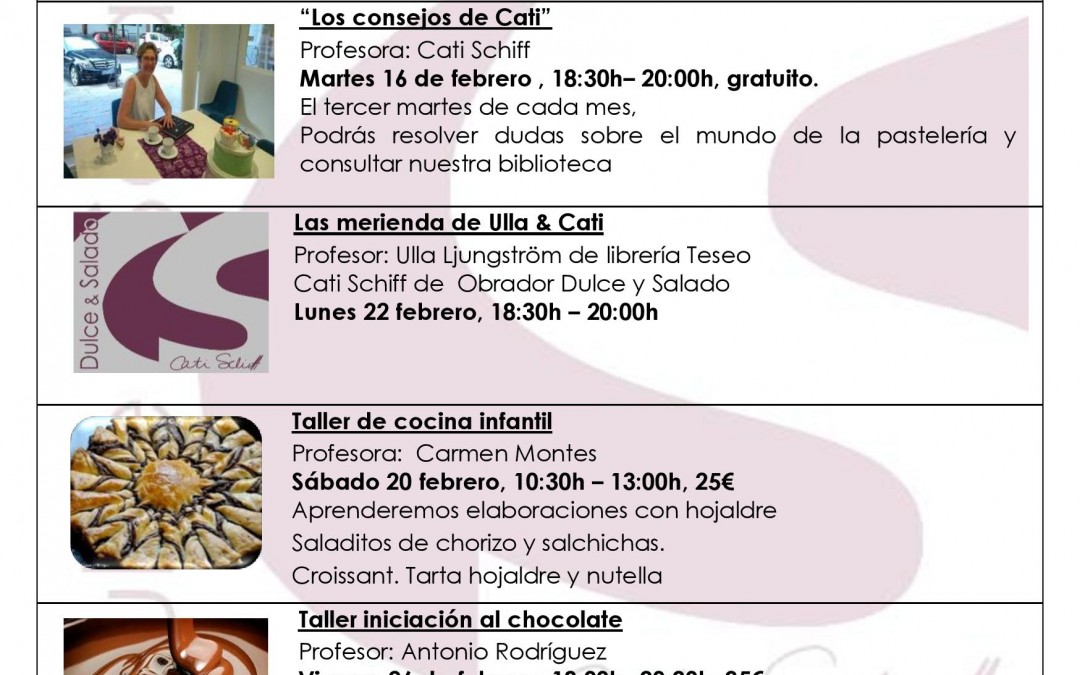 Talleres febrero 2016